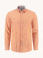 A Fish Named Fred -Linen Striped Shirte - Orange & White