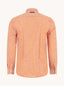 A Fish Named Fred - LS Stripe Linen Shirt - Orange/White