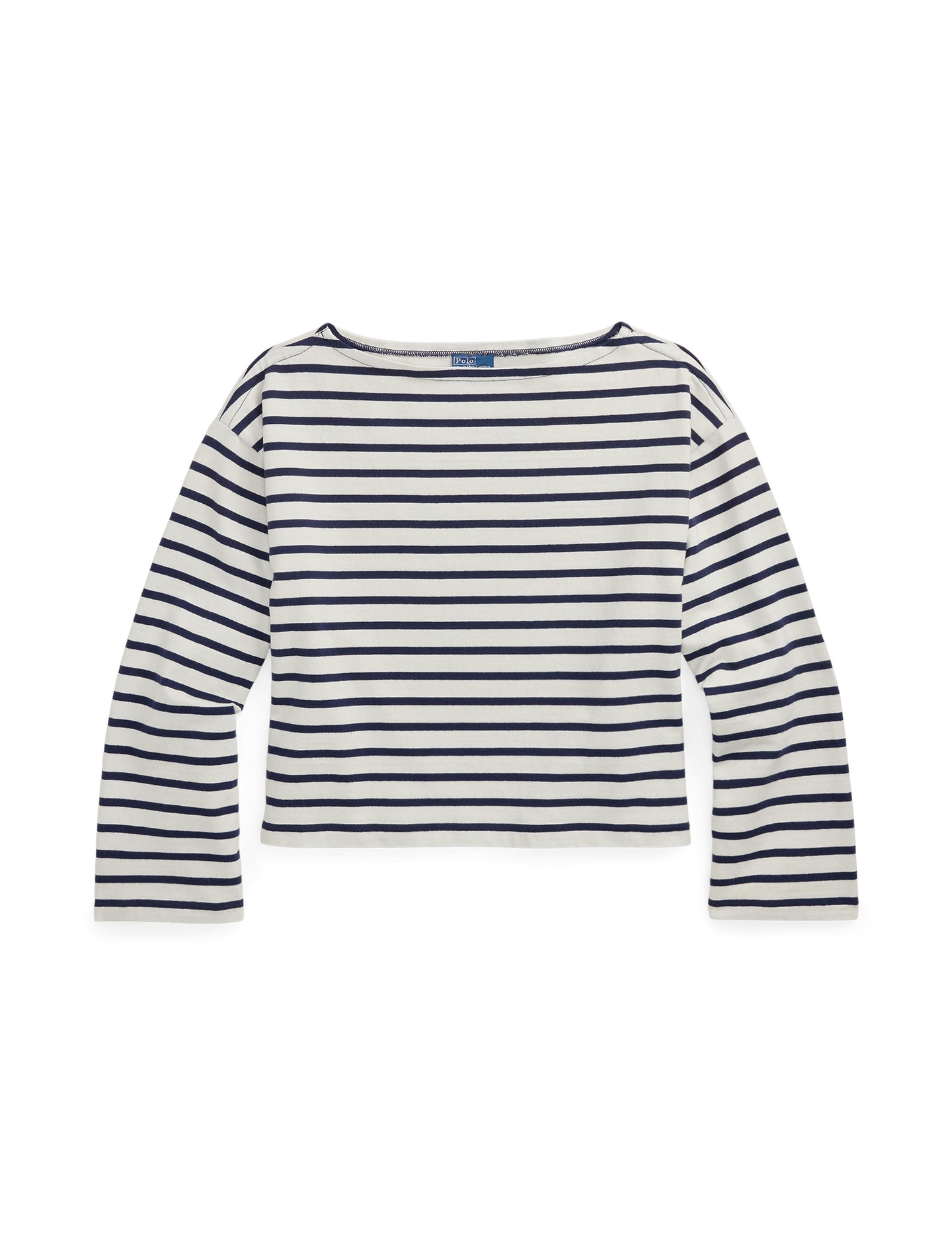 Polo Ralph Lauren - Boat Neck Mariner Tee - Striped - Navy/White