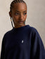Polo Ralph Lauren - Oversized Back Logo Fleece Crew Neck - Newport Navy