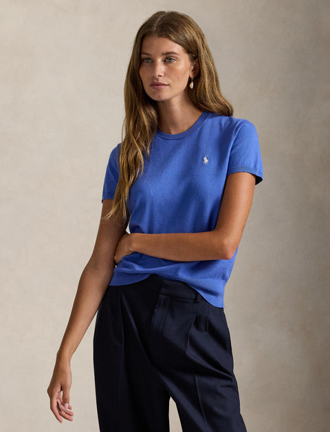 Polo Ralph Lauren - Short Sleeve Crew Neck Jumper - Indigo Sky