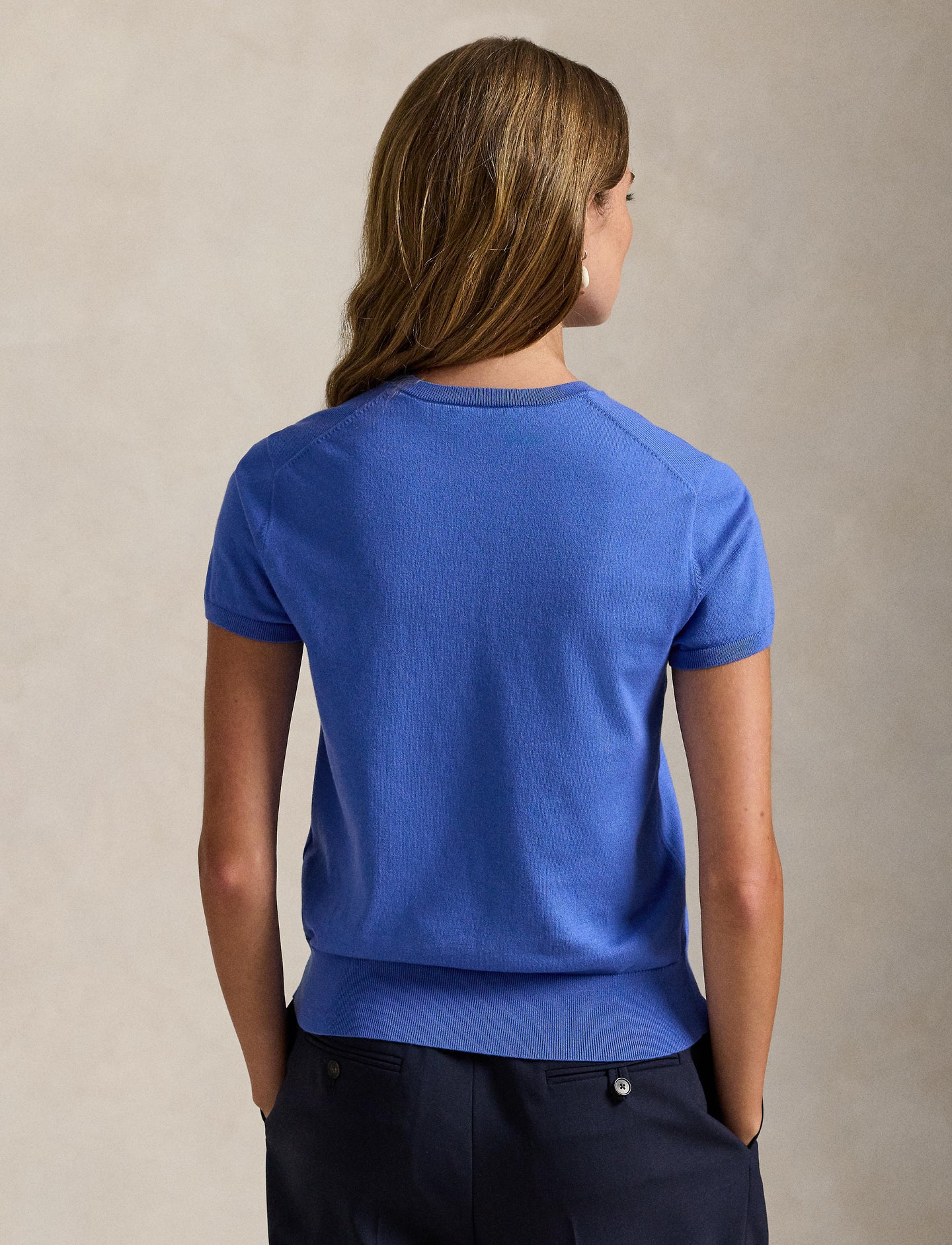 Polo Ralph Lauren - Short Sleeve Crew Neck Jumper - Indigo Sky