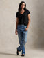 Polo Ralph Lauren - Cotton Jersey V-Neck T-Shirt - Black