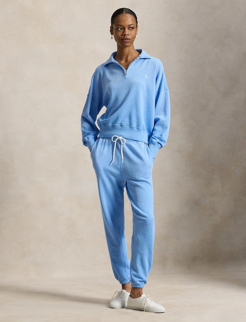 Polo Ralph Lauren - Lightweight Fleece Quarter-Zip - Chatham Blue