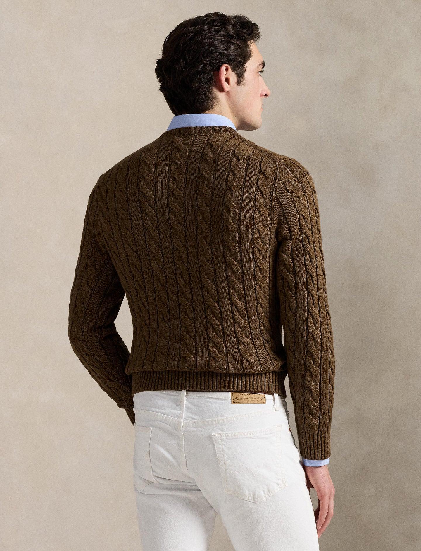 Polo Ralph Lauren - Cotton Cable Knit Jumper - Coffee Brown