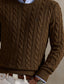 Polo Ralph Lauren - Cotton Cable Knit Jumper - Coffee Brown