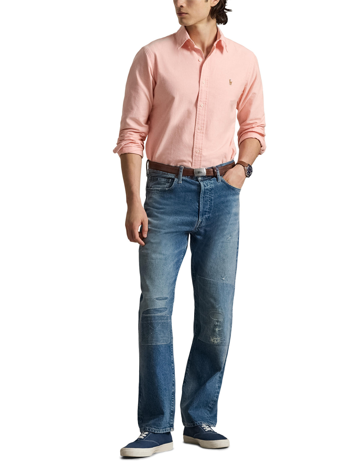 Polo Ralph Lauren - The Iconic Classic Fit Oxford Shirt - Peach