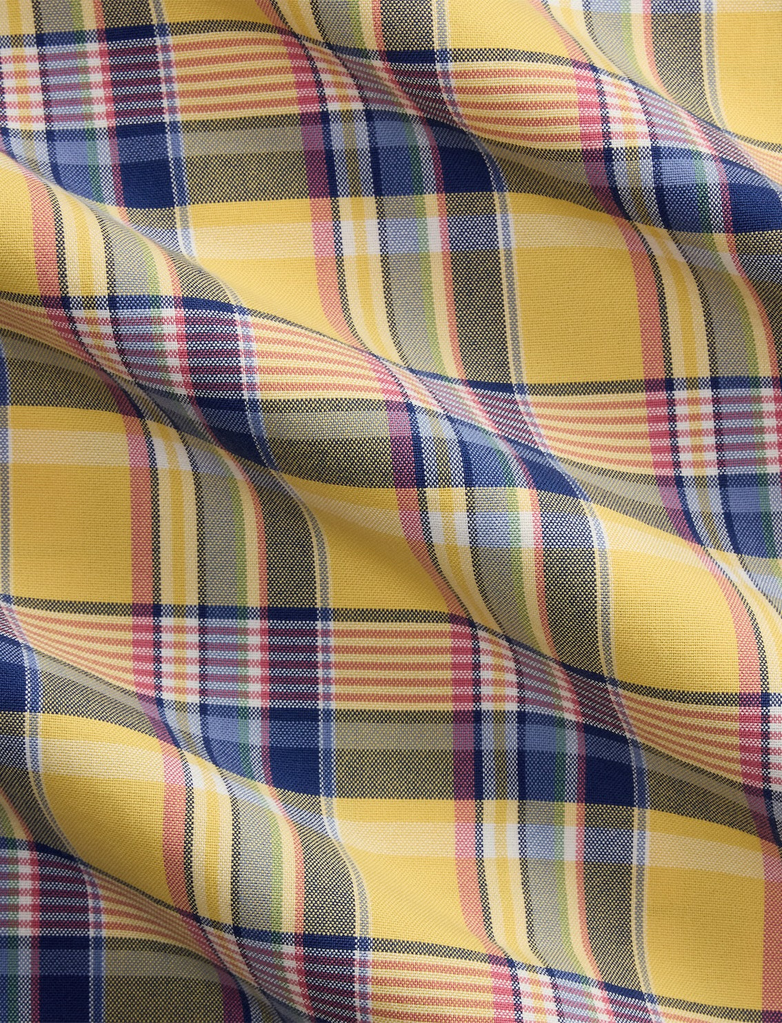 Polo Ralph Lauren -  Custom Fit Tattersall Oxford Shirt - Multi Yellow/Pink