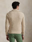 Polo Ralph Lauren - Waffle Knit Wool-Cotton Quarter Zip Sweater - Natural Cream Heather