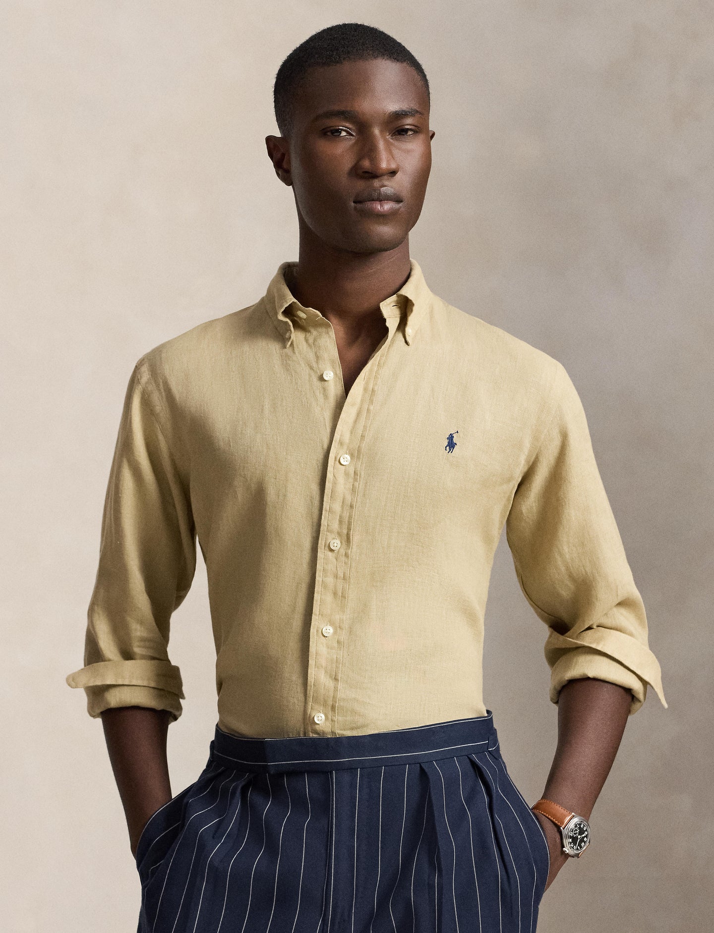 Polo Ralph Lauren - Linen Shirt - Slim Fit - Coastal Beige