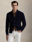 Polo Ralph Lauren - Waffle Knit Wool-Cotton Cardigan - Hunter Navy