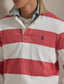 Polo Ralph Lauren - Knit Rugby Shirt - Khaki-Collar - Striped - Red/White