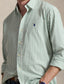 Polo Ralph Lauren - Poplin Shirt - Custom Fit - Stripe - Green/White