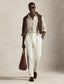 Polo Ralph Lauren - Linen Shirt - Custom Fit - Stripe - Beige/White