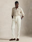 Polo Ralph Lauren - Linen Shirt - Custom Fit - Stripe - Beige/White