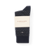 R.M.Williams - Nelson Polka Dot Sock - 2 Pack - Navy Grey
