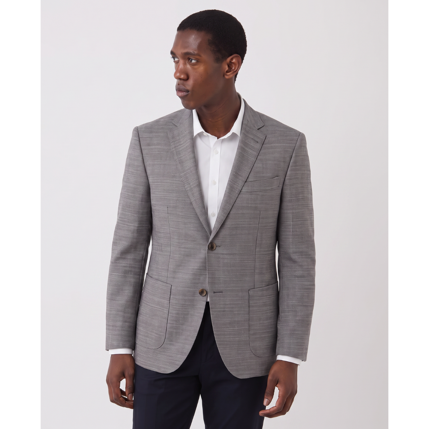 Cambridge - Beaumaris Wool Blend Sports Jacket - Grey