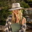 Oogee Hats - Sandy Creek Fedora Hat - Sand Chocolate