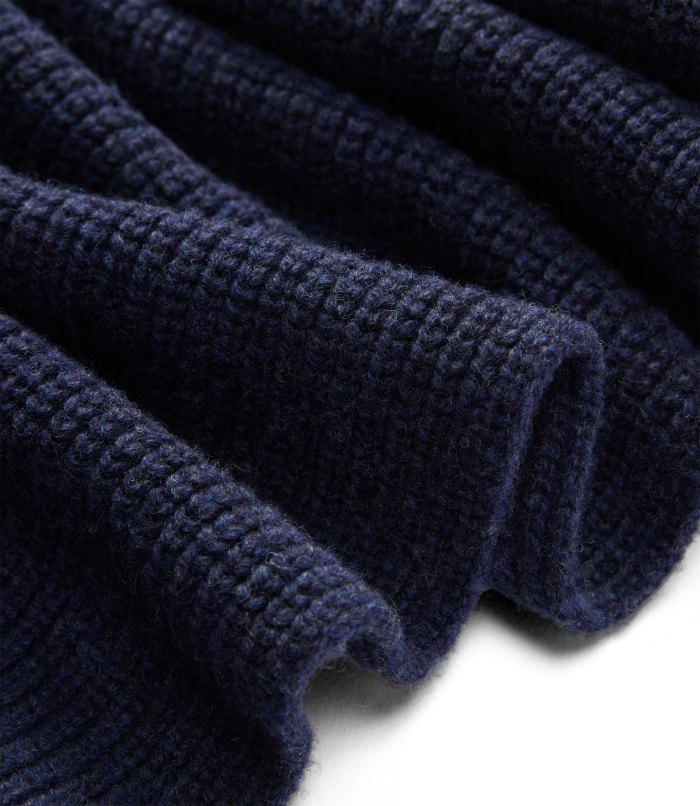 R.M.Williams - Bowen Slim Merino Wool Scarf - Indigo