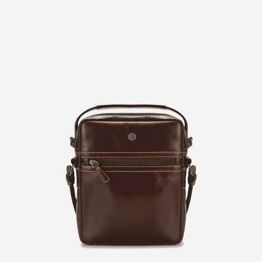 Jekyll and Hide - Crossbody Organiser - Mocha | Colt | Black