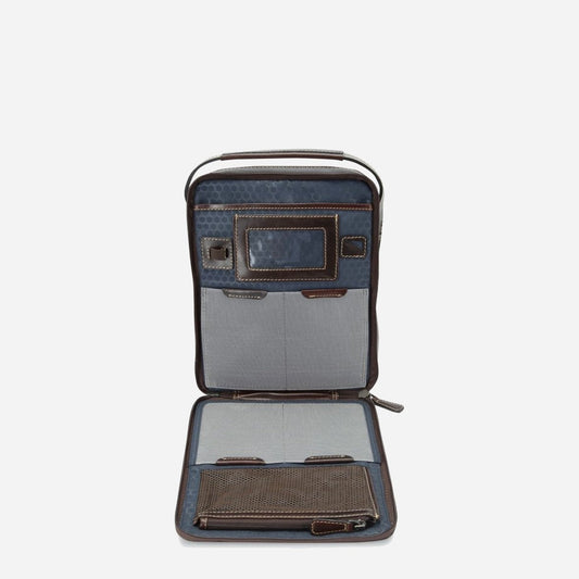 Jekyll and Hide - Crossbody Organiser - Mocha | Colt | Black
