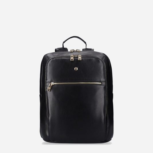 Jekyll and Hide - Ladies Business Backpack 38cm - Black | Tan