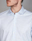 Abelard - Long Sleeve Business Shirt - Check - Sky Blue