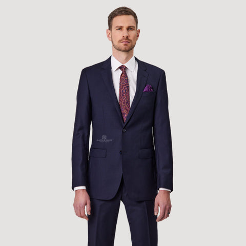 Savile Row - Abram Merino Suit Jacket - Navy