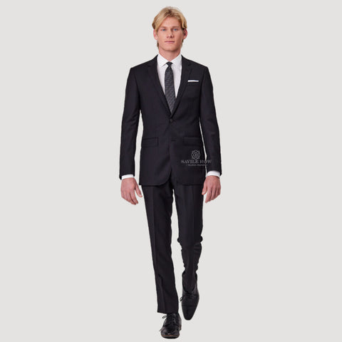 Savile Row - Abram Merino Suit Jacket - Black