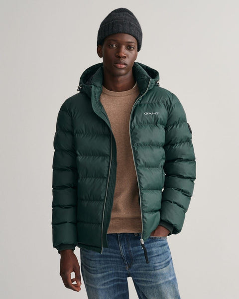 GANT Active Cloud Puffer Jacket Tartan Green – Blowes Clothing
