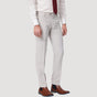 Savile Row - Jesse SL3 Wool/Linen Blend Trouser - Salt, featuring a tailored fit and elegant design, showcased against a neutral background.