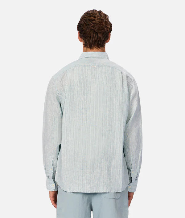Industrie - The Avignon Long Sleeve Shirt - Mint Turquoise