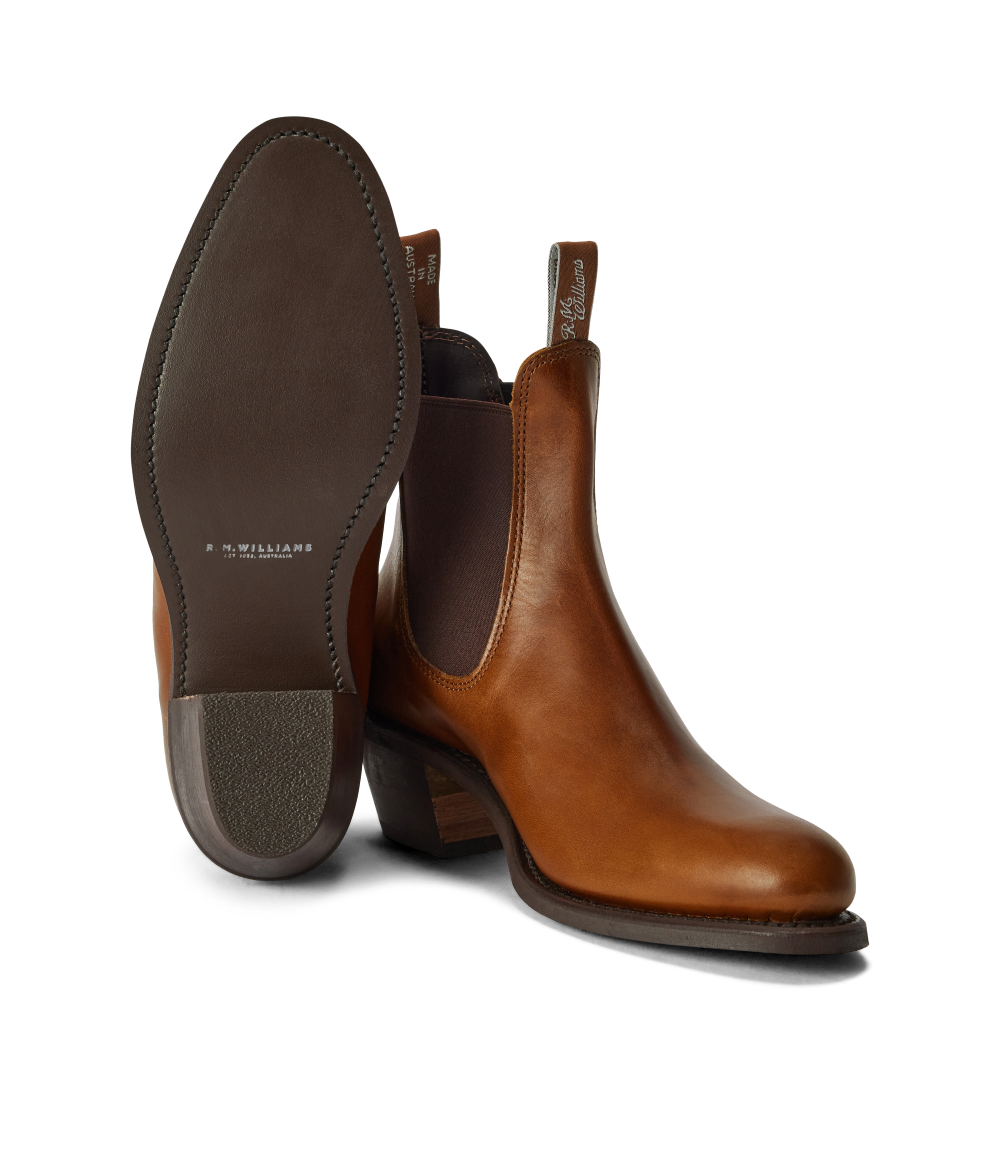 R.M.Williams - Rosebery Boot - Pull Up Leather - Tan