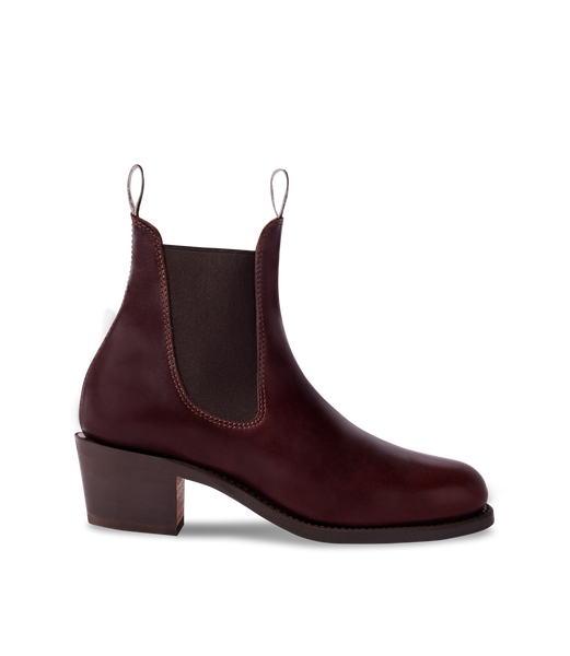 Rosebery Boot Pullup Leather Chocolate Raisin