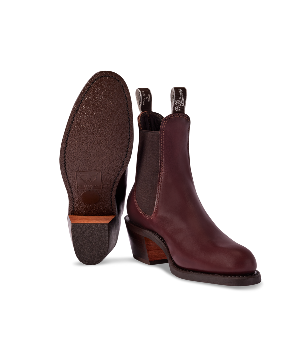 R.M. Williams - Rosebery Boot - Chocolate Raisin
