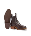 R.M.Williams - Comfort Lady Yearling  Pull Up Leather - Raw Edge - Chocolate