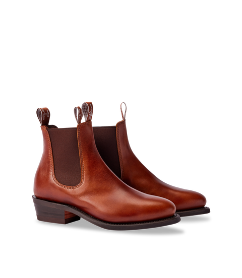 R.M.Williams - Comfort Lady Yearling - Painted Edge - Tan