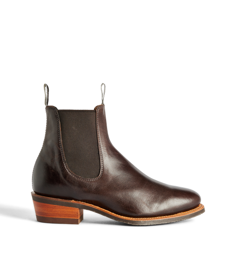 R.M.Williams - Comfort Lady Yearling Boot - Yearling Leather - Raw Edge - Chestnut