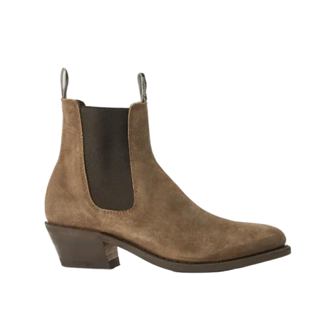 R.M.Williams - Edna Boot – Waxed Suede - Almond