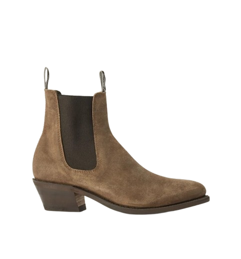 R.M.Williams - Edna Boot – Waxed Suede - Almond
