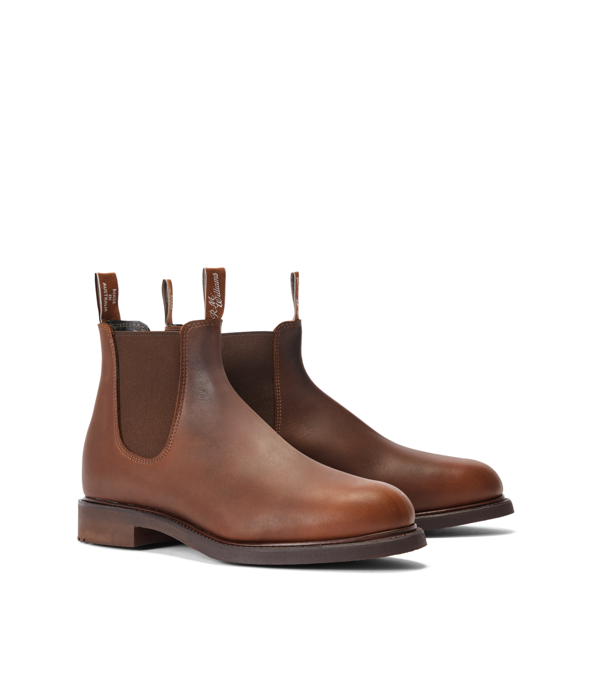 R.M.Williams Gardener Boot in oiled brown leather