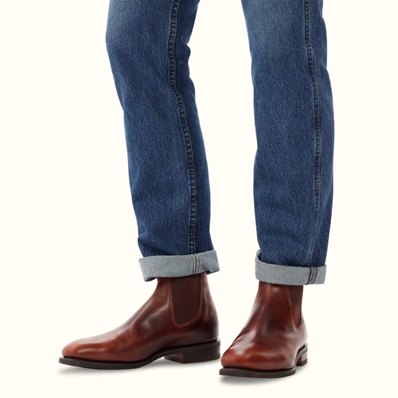 R.M.Williams - Comfort Craftsman - Pull Up Leather - Mid Brown - H Fit