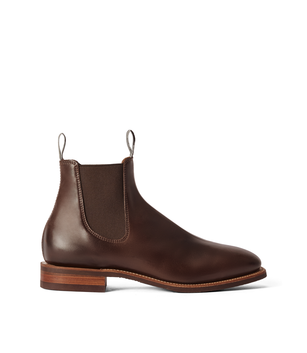 R.M.Williams - Dynamic Flex Craftsman - Pull Up Leather - Walnut - H Fit