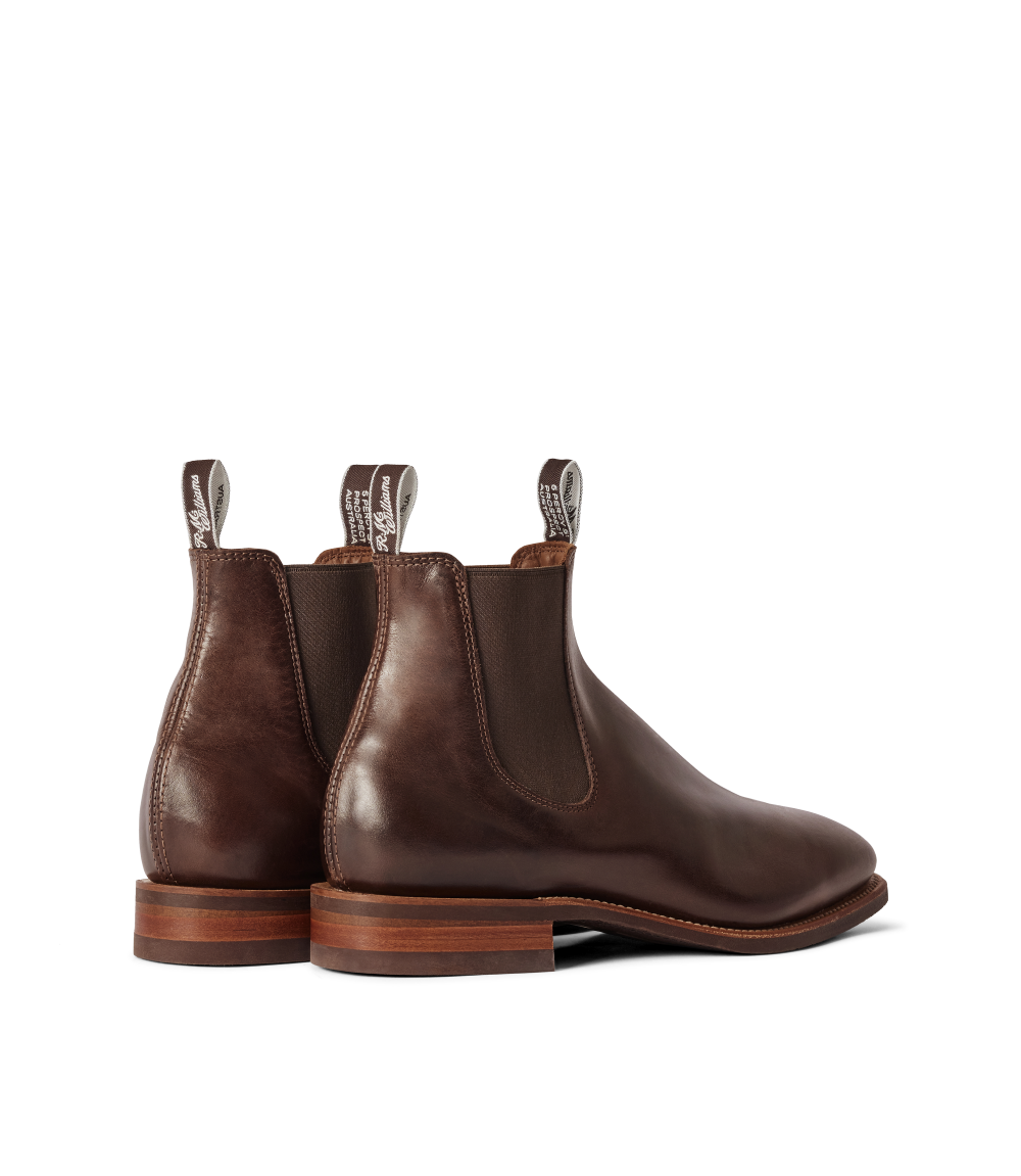 R.M.Williams - Dynamic Flex Craftsman - Pull Up Leather - Walnut - H Fit