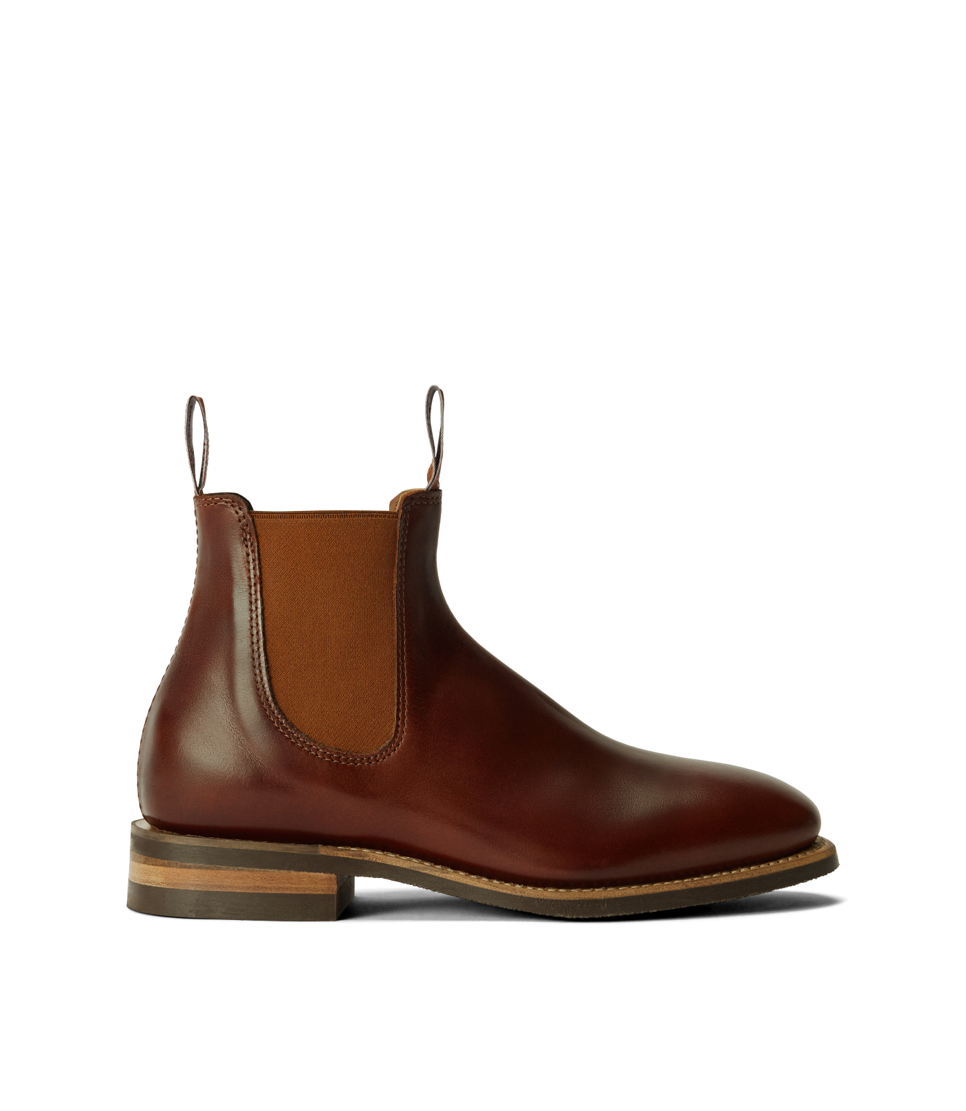 R.M.Williams - Comfort Craftsman - Pull Up Leather - Mid Brown Saddle - H Fit