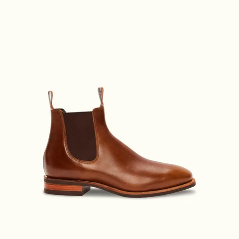 R.M.Williams - Comfort Craftsman - Raw Edge - Pull Up Leather - Caramel -  G Fit