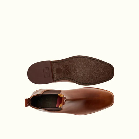 R.M.Williams - Comfort Craftsman - Raw Edge - Pull Up Leather - Caramel -  G Fit