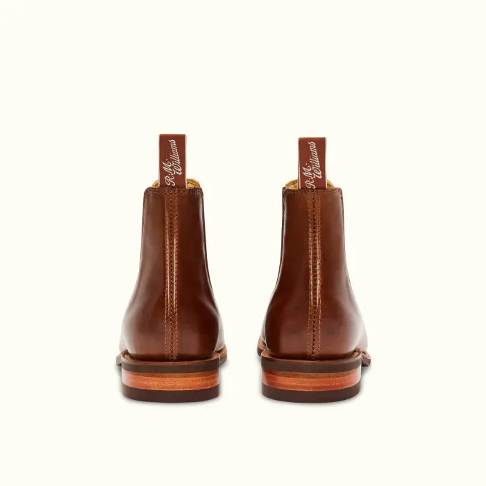 Mens Comfort Tambo Boot Pull Up Leather Caramel