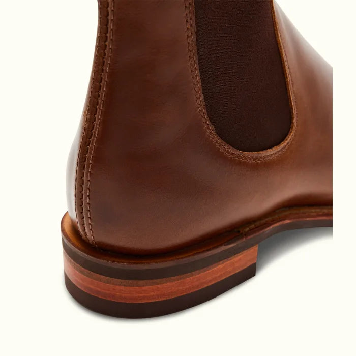 R.M.Williams - Comfort Craftsman - Raw Edge - Pull Up Leather - Caramel -  G Fit
