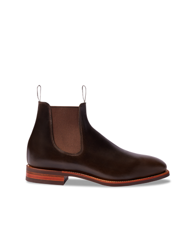 R.M.Williams - Comfort Craftsman - Raw Edge - Pulled Leather - Dark Olive - G Fit